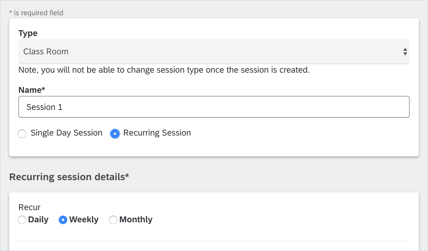 Setup, Add, and Manage a Live Session (Instructor-Led Training) to a ...