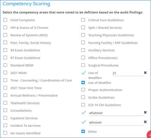 Competency Scoring & Reporting – Healthicity Support